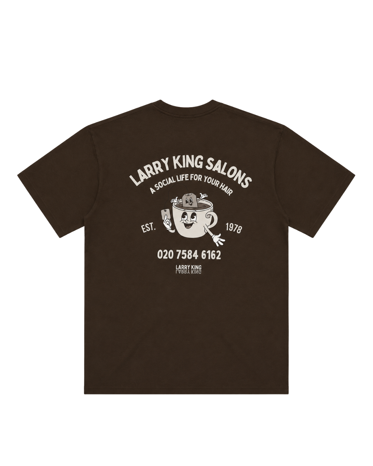 "A Social Life For Your Hair" Chocolate Brown T-Shirt