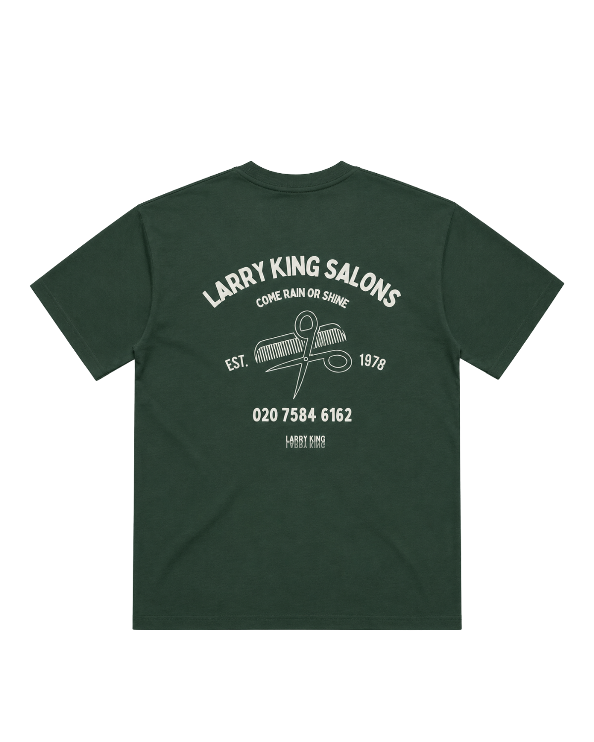 "Come Rain or Shine" Forest Green T-Shirt